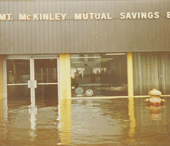 Image of main office flooding